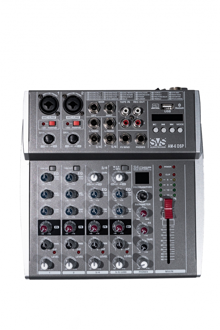 SVS Audiotechnik mixers AM-6 DSP Микшерный пульт аналоговый, 6-канальный SVS Audiotechnik mixers в Евпатории