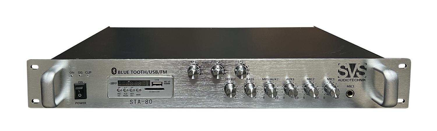 SVS Audiotechnik STA-80 Микшер-усилитель для систем Public Address в Евпатории